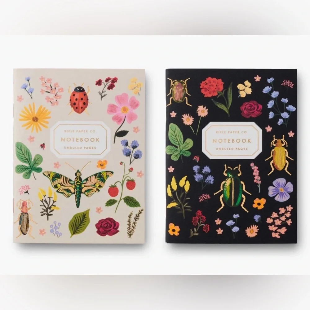 New! Rifle Paper Co. Pocket Notebooks & Pen - Picture 3 of 9